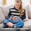 image:imageDenim Weighted Lap Pad for Kids  Weighted Lap Blanket for Kids 40 Pounds and Up  Calm Down Corner Supplies  4lb