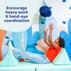 image:imageFun and Function  Weighted Sensory Knot Ball  Giant Stretchy Sensory Tool for Children with Special Needs  Use as Fidget Toy Weighted Lap Pad Hand Strengthener  12 Diameter  55 lbs  Ages 4Navy Blue