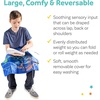 image:imageMega Weighted Lap Pad and Cover  Large Weighted Lap Pad for Kids with Washable Cover  Sensory Tool for Children with Special Needs  20 x 20 Inches  for Children 30 lb Lap Pad and Cover