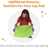 image:imageMega Weighted Lap Pad and Cover  Large Weighted Lap Pad for Kids with Washable Cover  Sensory Tool for Children with Special Needs  20 x 20 Inches  for Children 30 lb Lap Pad Cover Only