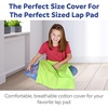 image:imageMega Weighted Lap Pad and Cover  Large Weighted Lap Pad for Kids with Washable Cover  Sensory Tool for Children with Special Needs  20 x 20 Inches  for Children 30 lb Lap Pad Cover Only